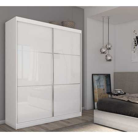 Kvalitní Šatní Skříň Viviana 160 cm Bílá Furniture