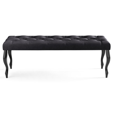 Lavice CHESTERFIELD 100x40 cm Černá SG-nábytek