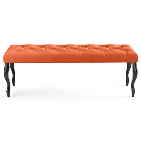 Lavice CHESTERFIELD 40x40 cm Oranžová SG-nábytek