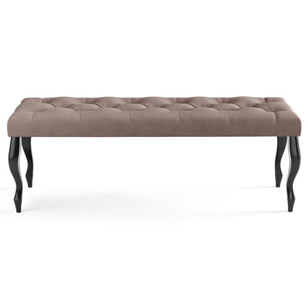 Lavice CHESTERFIELD 80x40 cm Světle hnědá SG-nábytek