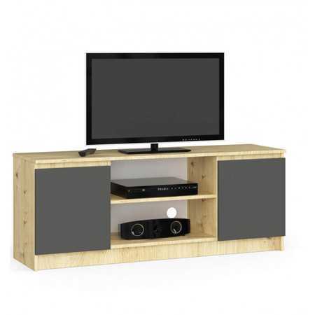 TV stolek RTV K140 artisan oak/grafit-šedá Akord